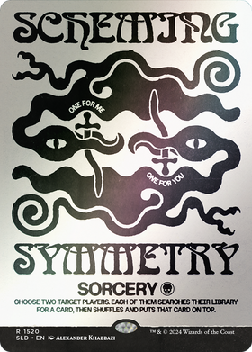 Scheming Symmetry (SLD-1520★) - Secret Lair Drop (Borderless) Foil