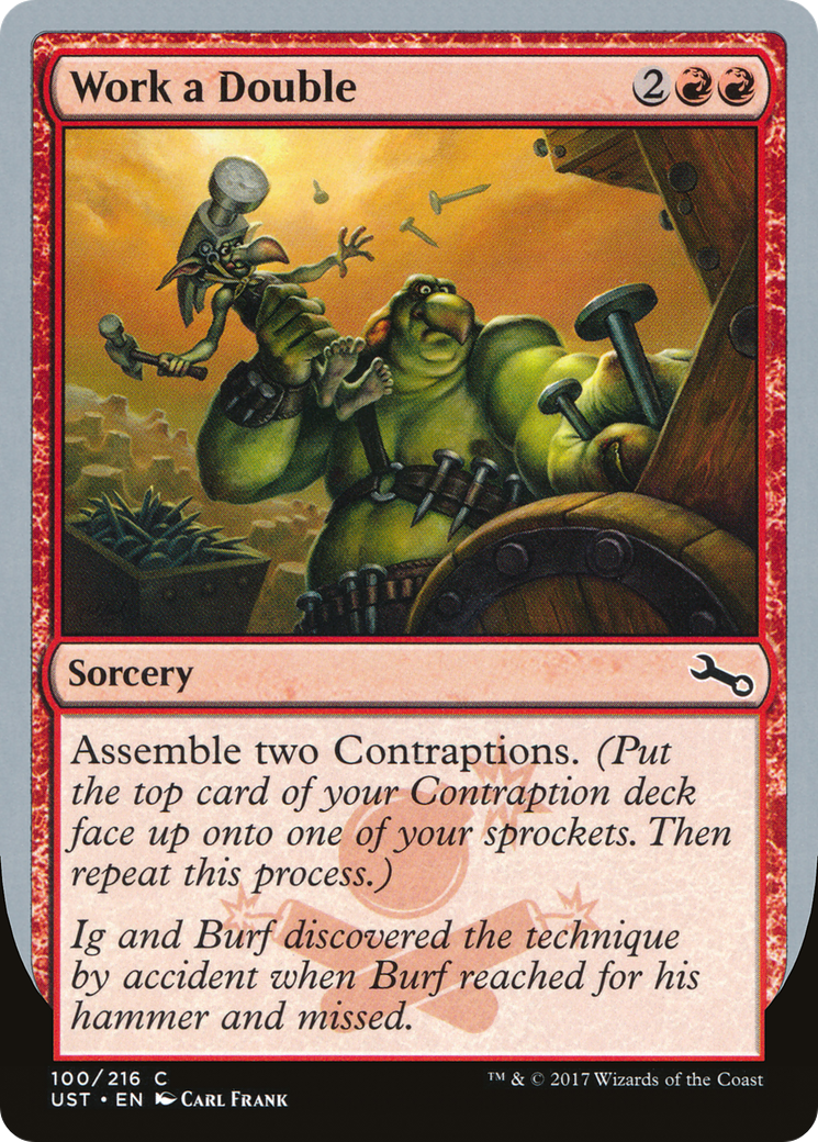 Work a Double (UST-100) - Unstable Foil