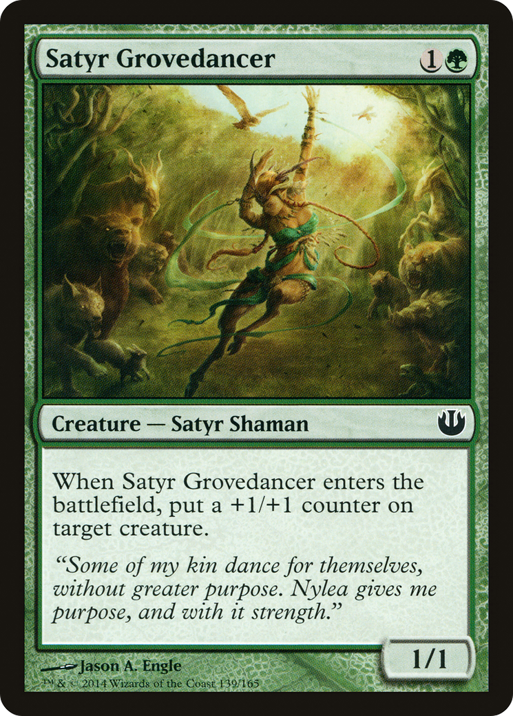 Satyr Grovedancer (JOU-139) - Journey into Nyx
