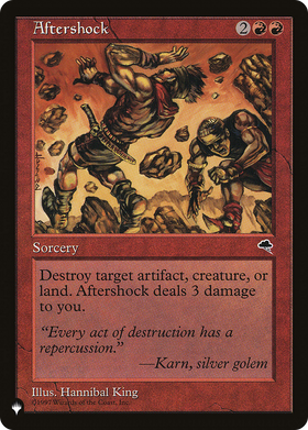 Aftershock (LIST-) - The List
