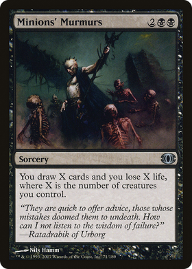 Minions' Murmurs (FUT-071) - Future Sight Foil