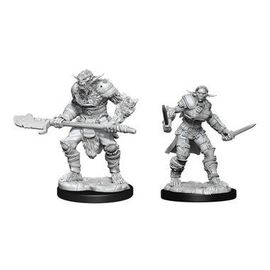 Dungeons & Dragons: Nolzur's Marvelous Unpainted Miniatures - Bugbear Barbarian & Rogue (Wave 15)