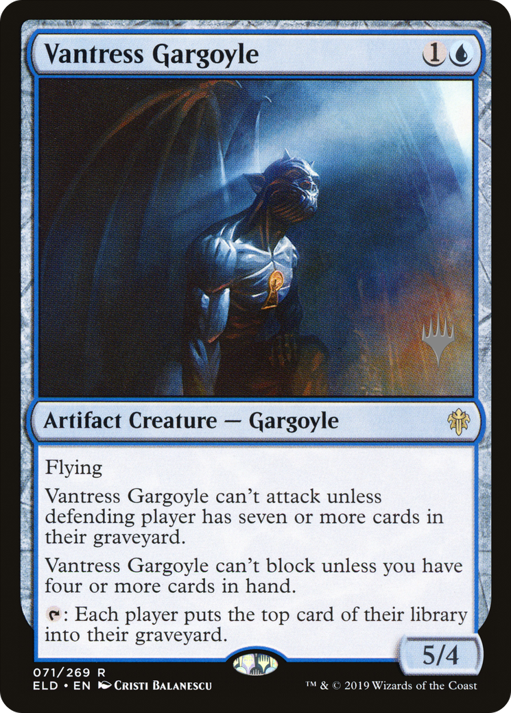Vantress Gargoyle (PPELD-71P) - Throne of Eldraine Promos Foil