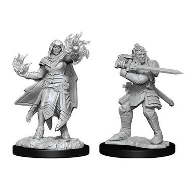 Dungeons & Dragons: Nolzur's Marvelous Unpainted Miniatures - Hobgoblin Male Fighter & Female Wizard (Wave 15)