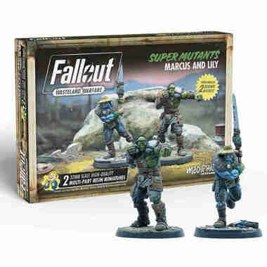Fallout: Wasteland Warfare - Super Mutants Marcus & Lily