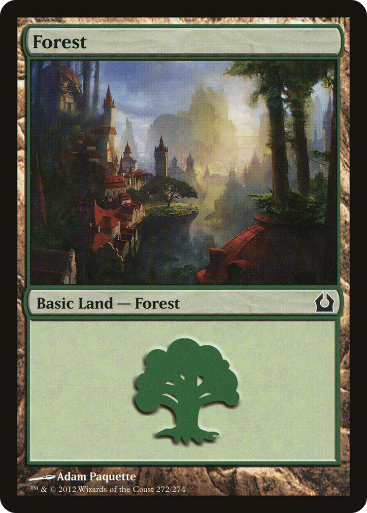 Forest (RTR-272) - Return to Ravnica Foil