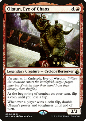 Okaun, Eye of Chaos (LARP-06S) - Battlebond Promos Foil