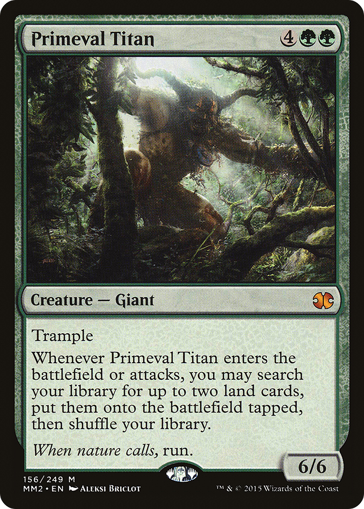 Primeval Titan (MM2-156) - Modern Masters 2015 Foil