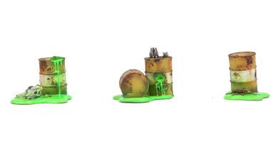 Fallout: Wasteland Warfare - Terrain Expansion - Radioactive Containers