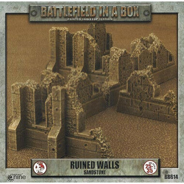 Battlefield in a Box: Ruined Walls Sandstone - Gothic Battlefields