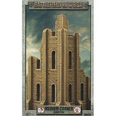 Battlefield in a Box: Medium Corner Sandstone - Gothic Battlefields
