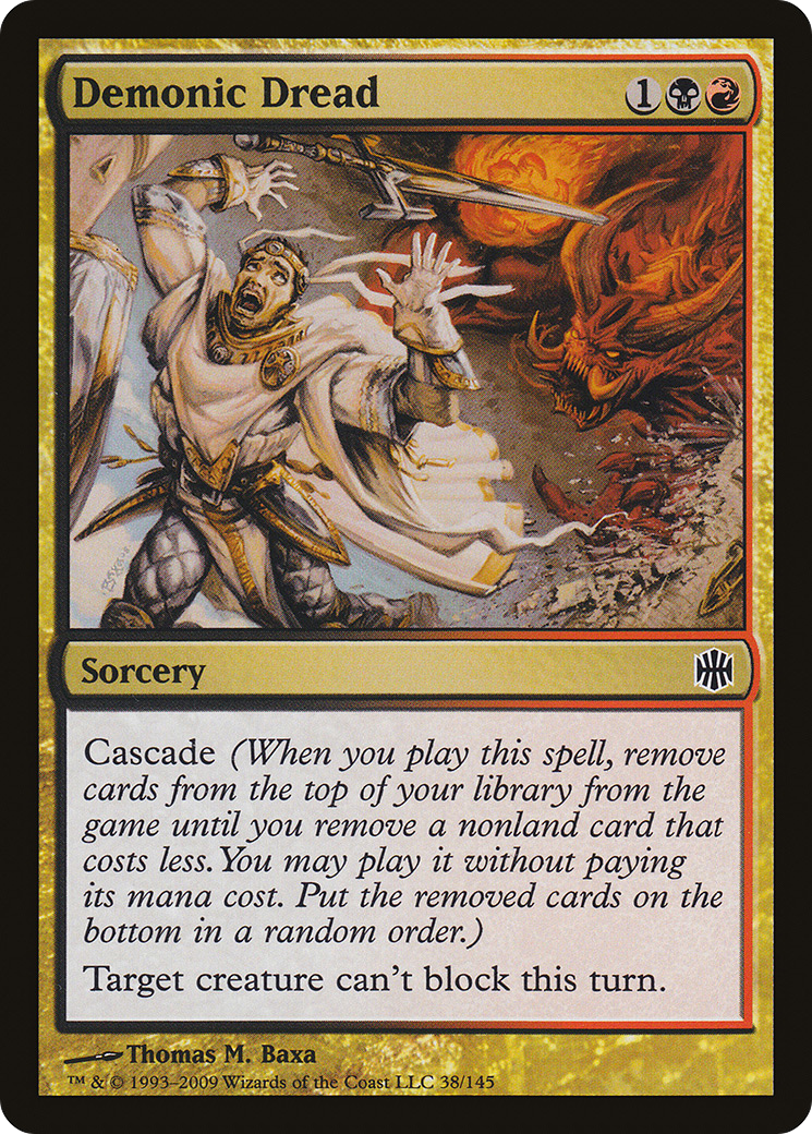 Demonic Dread (ARB-038) - Alara Reborn