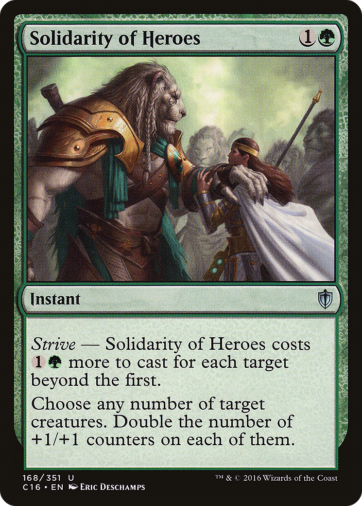 Solidarity of Heroes (C16-168) - Commander 2016 (HP)