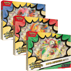 Pokemon: Mega Evolution - Ascended Heroes - Mega ex Box (Set of 3)