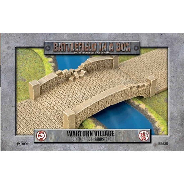 Battlefield in a Box: Wartorn Village - Sandstone Ruined Bridge