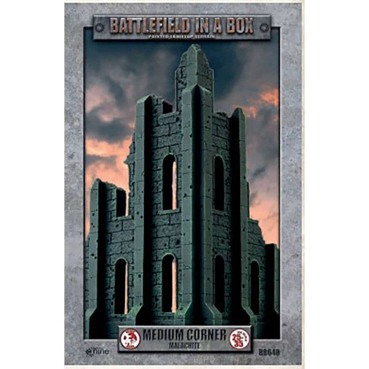 Battlefield in a Box: Medium Corner Malachite - Gothic Battlefields (1)