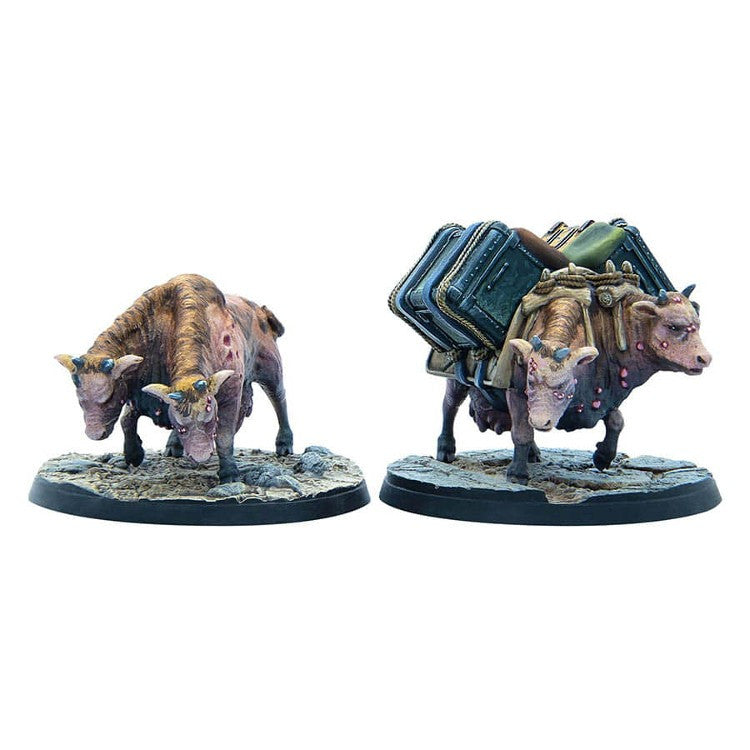 Fallout Wasteland Warfare: Creatures - Brahmin Herd