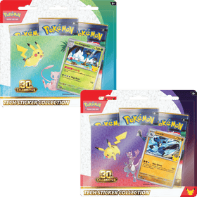 Pokemon: 30th Celebration - Alolan Exeggutor / Lucario Tech Sticker Collection (Set of 2)