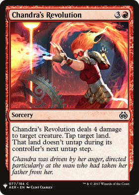 Chandra's Revolution (LIST-AER-77) - The List