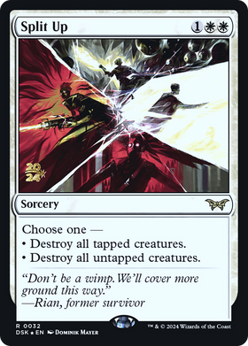 Split Up (PRE-32S) - Duskmourn: House of Horror Promos Foil