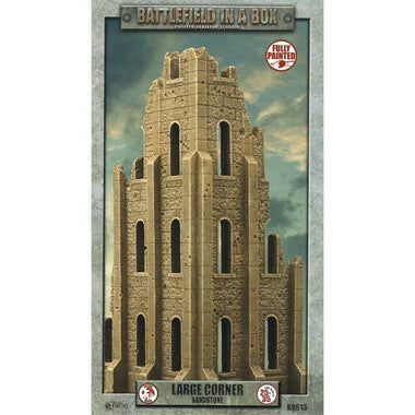 Battlefield in a Box: Large Corner Sandstone - Gothic Battlefields