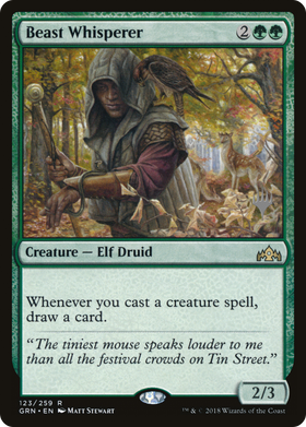 Beast Whisperer (PPELD-123P) - Guilds of Ravnica Promos Foil