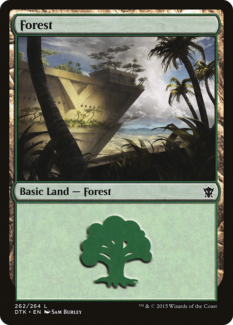 Forest (DTK-262) - Dragons of Tarkir