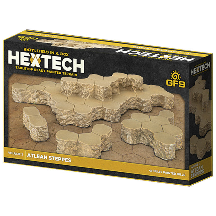 Battlefield in a Box: Hextech Terrain - Atlean Steppes Vol. 2