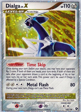 Dialga LV.X 105/106 - Great Encounters Holofoil (LP)