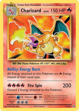 Charizard 11/108 - Evolutions Holofoil (HP)