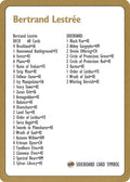 1996 Bertrand Lestree Decklist Card