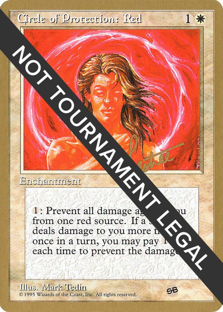 Circle of Protection: Red - 1996 Bertrand Lestree (4ED) (SB)