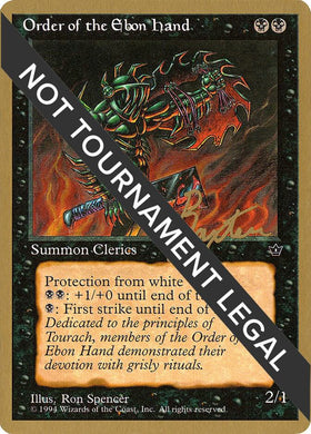 Order of the Ebon Hand (Spencer) - 1996 George Baxter (FEM)