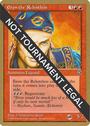 Eron the Relentless - 1996 Mark Justice (HML) (SB)