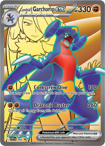Cynthia's Garchomp ex 204 - SV Scarlet Violet Promo Cards Holofoil