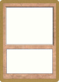 1997 World Championship Blank Card