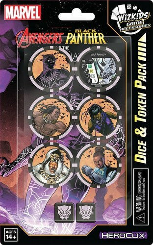 Marvel HeroClix: Avenger Black Panther and the Illuminati Dice & Token Pack