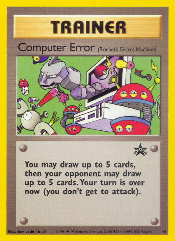 Computer Error 16/53 - Wizards Black Star Promos (HP)