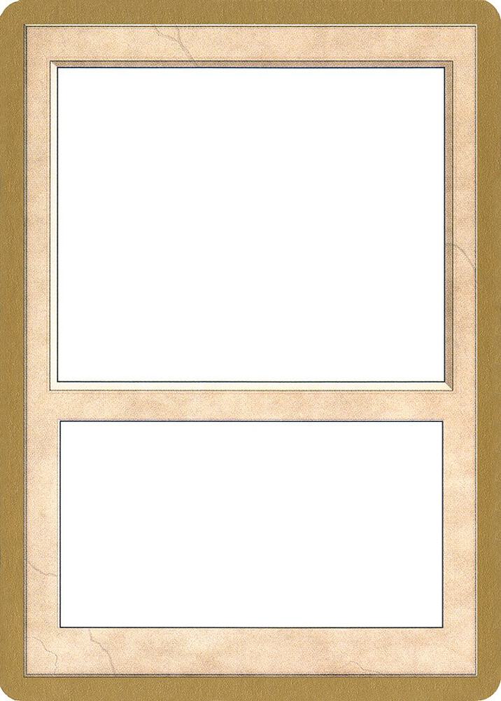 2002 World Championship Blank Card