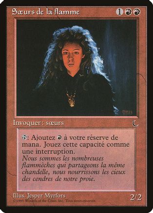 Sisters of the Flame (French) - "Sceurs de la flamme"