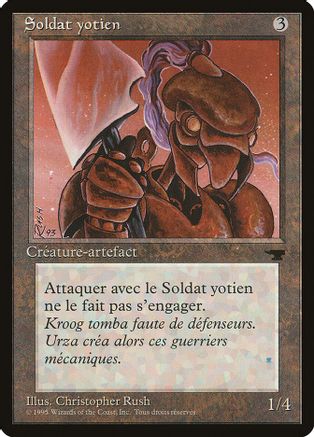 Yotian Soldier (French) - "Soldat yotien"
