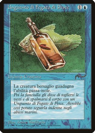 Fishliver Oil (Italian) "Unguento di Fegato di Pesce"