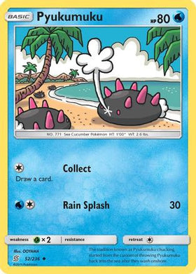 Pyukumuku 52/236 - SM Unified Minds Reverse Holofoil