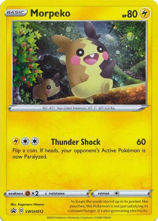 Morpeko - SWSH012 SWSH012/307 - SWSH Sword Shield Promo Cards Holofoil