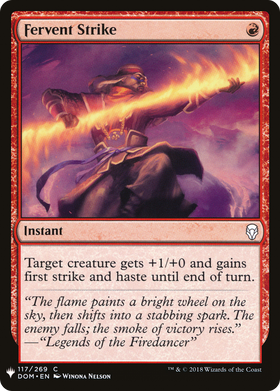 Fervent Strike (LIST-DOM-117) - The List