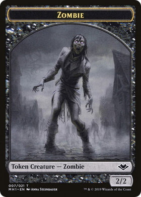 Zombie // Golem Double-Sided Token