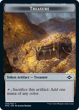Treasure (020) // Thopter Double-Sided Token