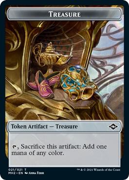 Treasure (021) // Zombie Double-Sided Token