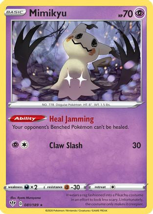 Mimikyu - 081/189 (Cosmos Holo) 81 - Miscellaneous Cards Products Holofoil (MP)