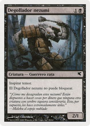 Nezumi Cutthroat (Spanish) - "Degollador nezumi" (A29)